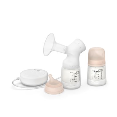 Tire-lait électrique avec biberon anti-colique zerø.zerø 120 ml