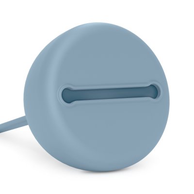 Boite à sucettes silicone colour essence bleu