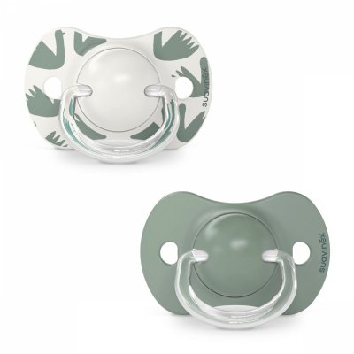 Lot de 2 sucettes symétriques sx pro walk in the park vert 6-18 mois