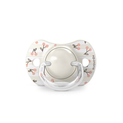 Lot de 2 sucettes symétriques sx pro birdies 0-6 mois rose