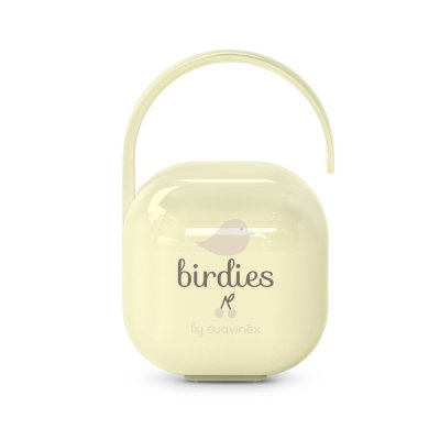 Porte sucette bébé birdies beige