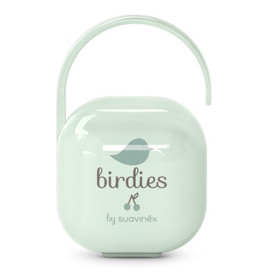 Porte sucette bébé birdies vert