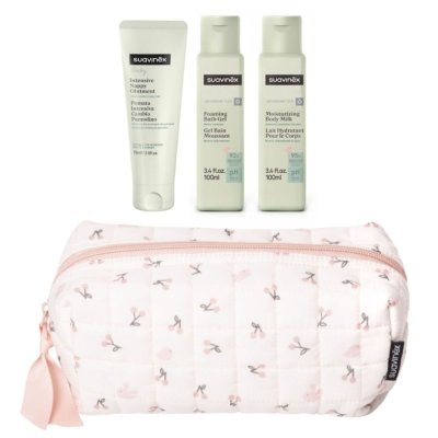 Trousse de toilette bébé 3 soins birdies rose