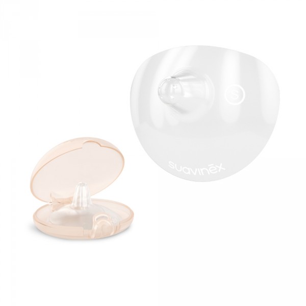 Lot de 2 bouts de sein en silicone taille s