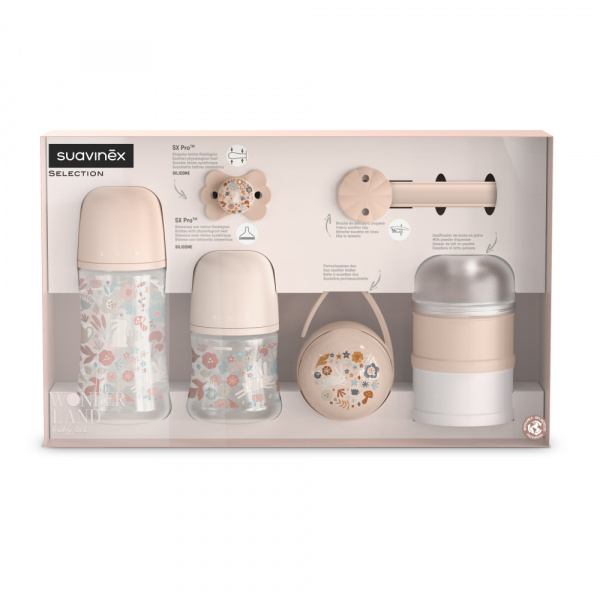 Coffret de naissance wonderland rose Suavinex
