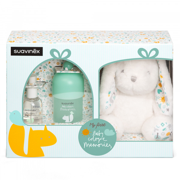 Coffret eau de cologne memories avec peluche Suavinex