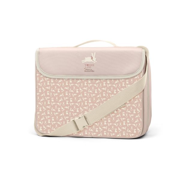 Réhausseur de chaise nomade wonderland lapin rose Suavinex