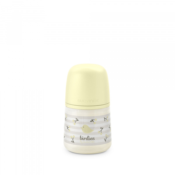 Biberon bébé 150 ml sx pro birdies beige Suavinex