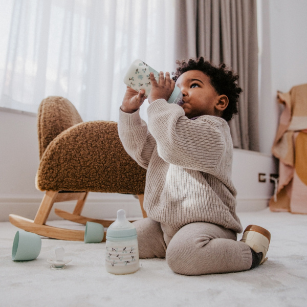 Biberon bébé 150 ml sx pro birdies vert Suavinex