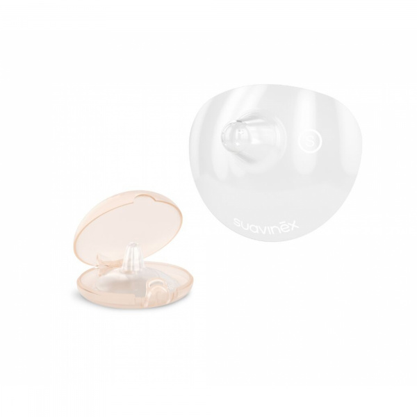 Lot de 2 bouts de sein silicone taille s Suavinex