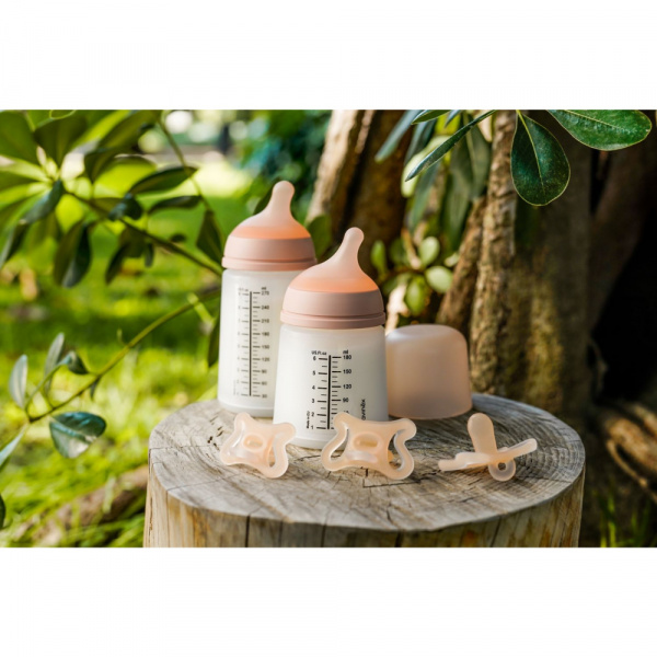 Biberon 180 ml anti-colique zerø.zerø débit lent fair Suavinex