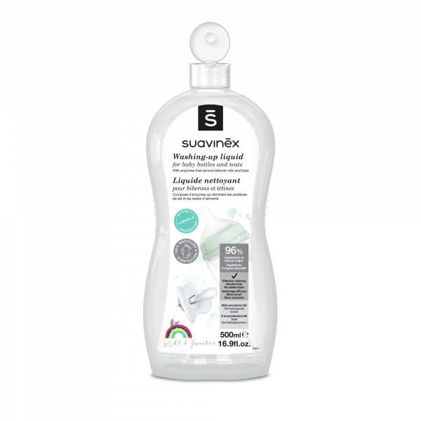 Gel nettoyant pour biberons et tétines 500 ml Suavinex