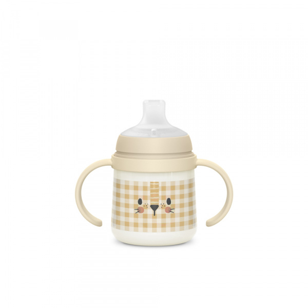 Biberon à anses silicone 150 ml night&day lion Suavinex