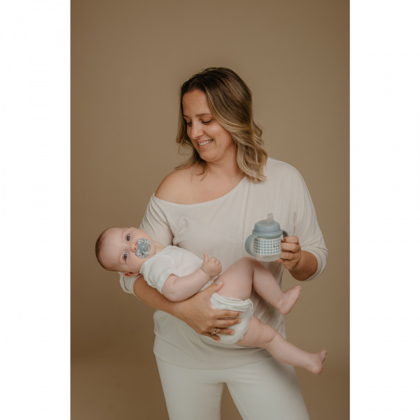 Biberon à anses silicone 150 ml night&day ours Suavinex