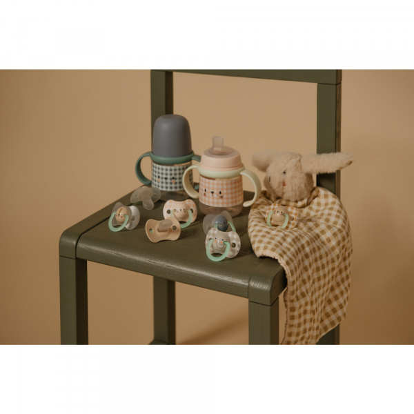 Biberon à anses silicone 150 ml night&day ours Suavinex