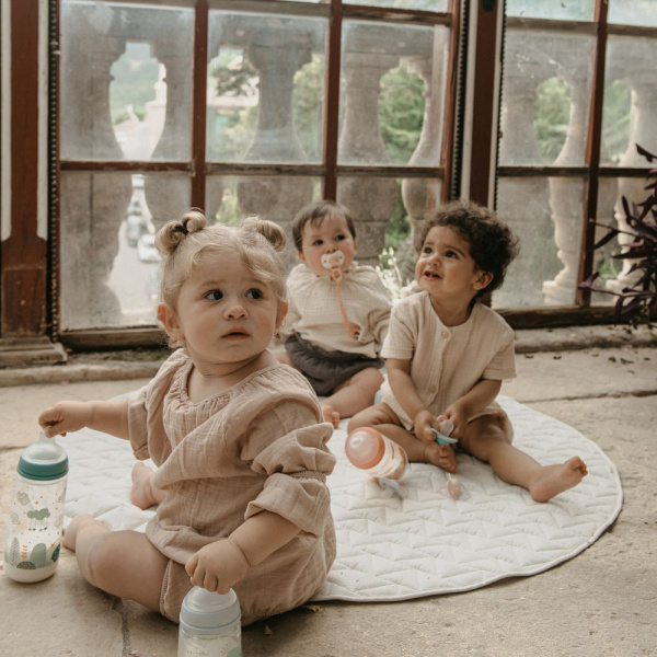 Biberon 360 ml anti-colique avec tétine sx pro débit rapide dreams bleu Suavinex