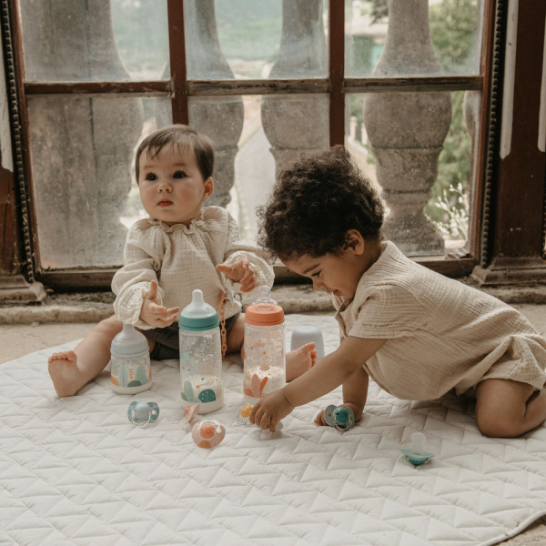 Biberon 150 ml anti-colique avec tétine sx pro débit moyen dreams bleu Suavinex