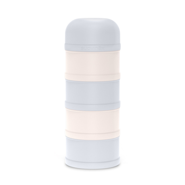 Boîte doseuse de lait 4 compartiments wonderland bleu Suavinex