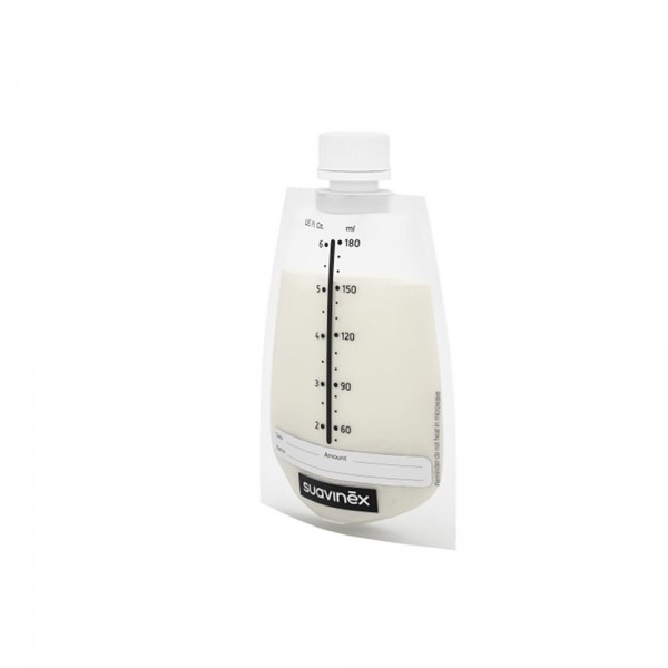 Lot de 20 sachets de conservation du lait maternel avec bouchon
