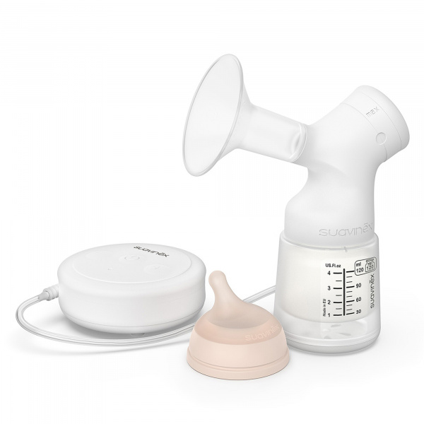 Tire-lait électrique avec biberon anti-colique zerø.zerø 120 ml Suavinex