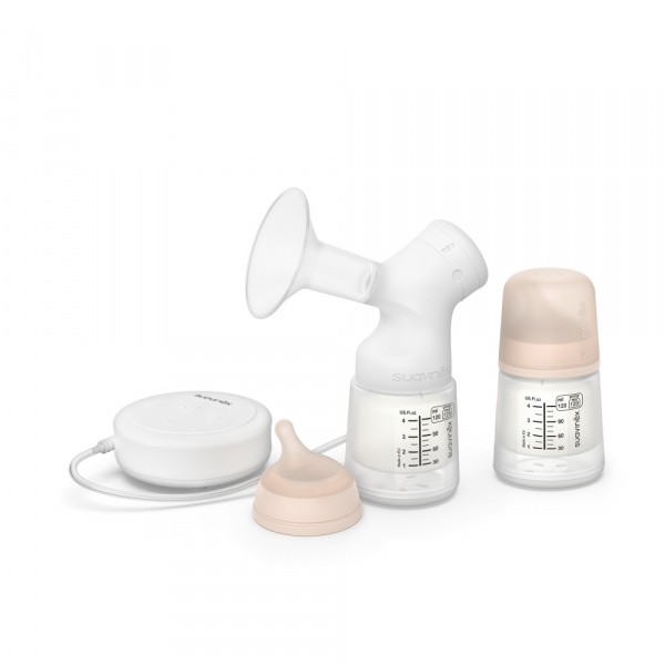Tire-lait électrique avec biberon anti-colique zerø.zerø 120 ml Suavinex