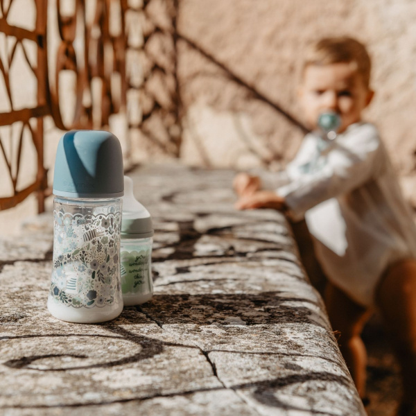Coffret naissance bébé welcome baby wonderland bleu Suavinex