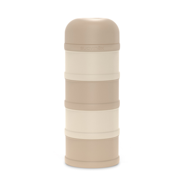 Pack naissance biberons anti colique zerø.zerø et boîte doseuse beige Suavinex