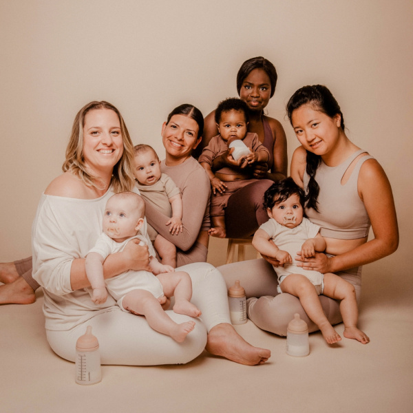 Lot de 2 tétines anti-colique pour biberon zerø.zerø spécial allaitement light Suavinex