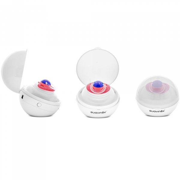 Stérilisateur sucette nomade uv compact perle Suavinex