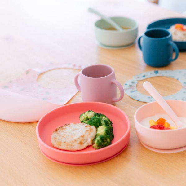 Tasse d'apprentissage bébé 3 en 1 colour essence rose Suavinex