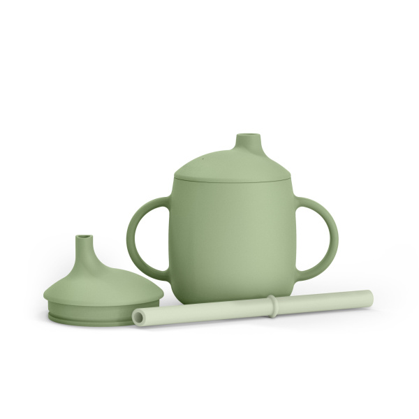 Tasse d'apprentissage bébé 3 en 1 colour essence vert Suavinex