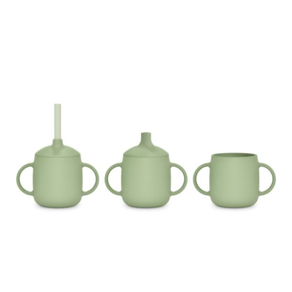 Tasse d'apprentissage bébé 3 en 1 colour essence vert Suavinex