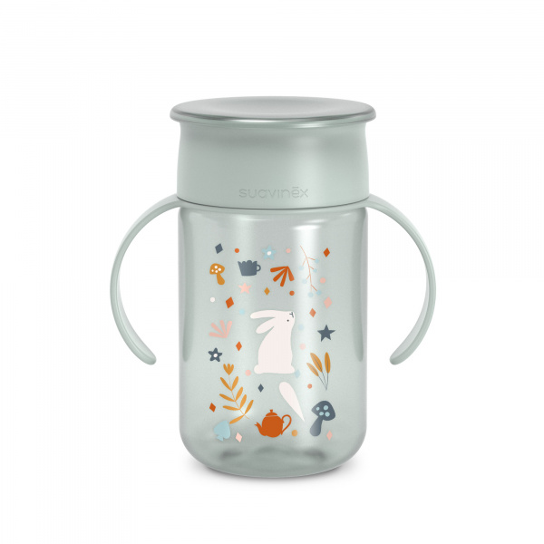Tasse d'apprentissage 360° wonderland 340 ml bleu Suavinex