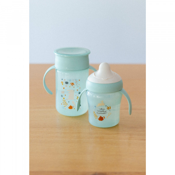 Tasse d'apprentissage 360° wonderland 340 ml bleu Suavinex