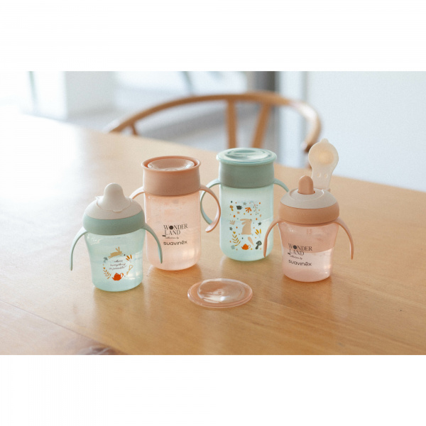 Tasse d'apprentissage 360° wonderland 340 ml bleu Suavinex