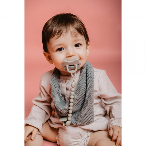 Attache sucette silicone colour essence vert Suavinex