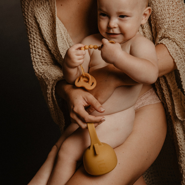 Boite à sucettes silicone colour essence bleu Suavinex