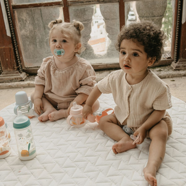 Lot de 2 sucettes symétriques sx pro dreams bleu 18 mois et + Suavinex