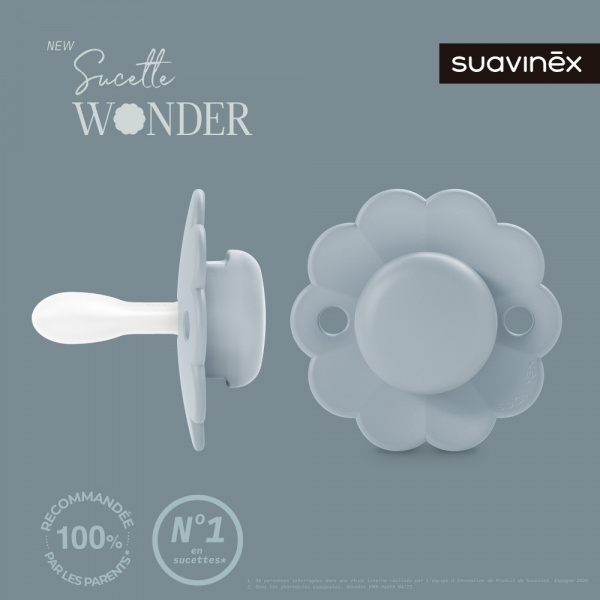 Sucette réversible sx pro wonder spring lake 6/18 mois Suavinex