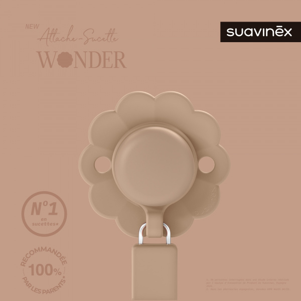 Attache sucette silicone wonder cork Suavinex