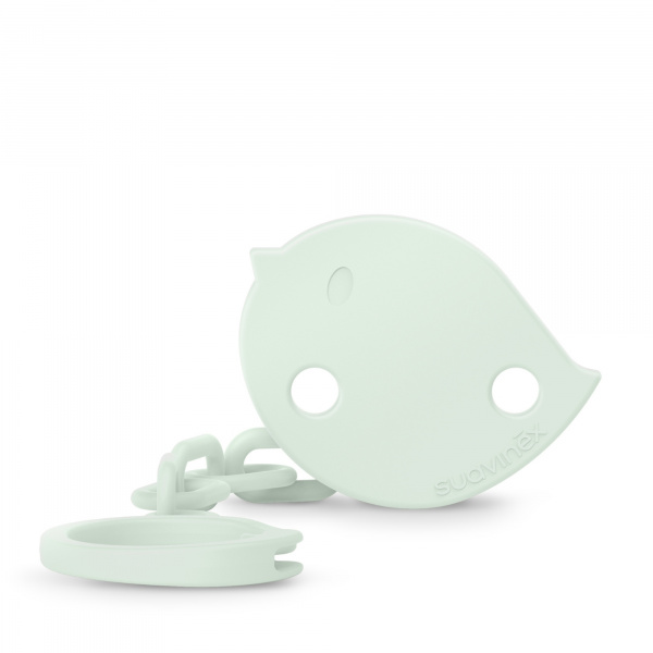 Attache sucette bébé chaîne birdies beige Suavinex