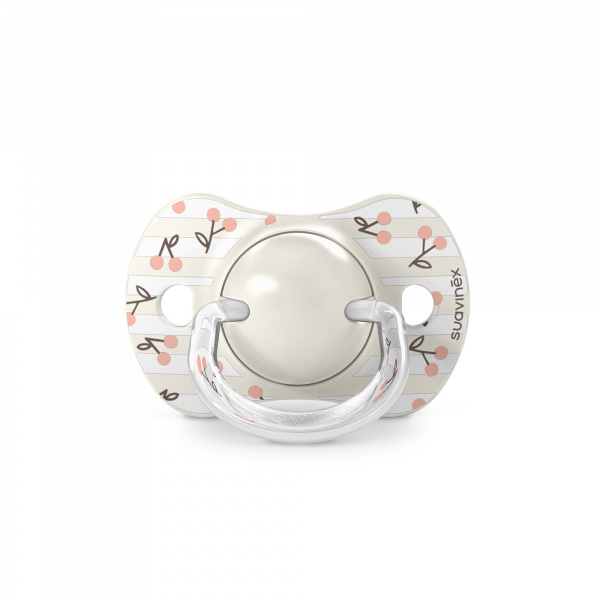 Lot de 2 sucettes symétriques sx pro birdies 0-6 mois rose Suavinex