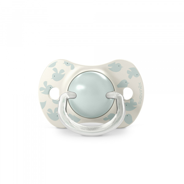 Lot de 2 sucettes symétriques sx pro birdies 6-18 mois beige Suavinex