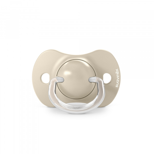 Lot de 2 sucettes symétriques sx pro birdies 18 mois et + beige Suavinex