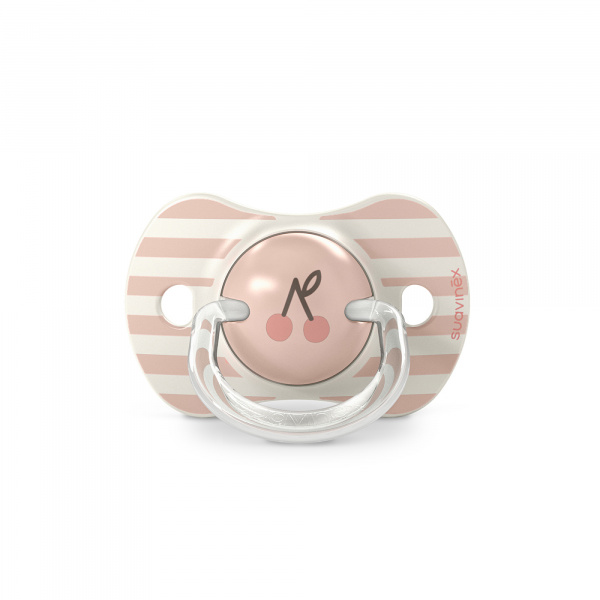 Lot de 2 sucettes symétriques sx pro birdies 18 mois et + beige Suavinex