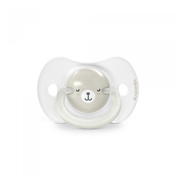 Lot de 2 sucettes symétriques sx pro wild&ampfree 6-18 mois gris Suavinex