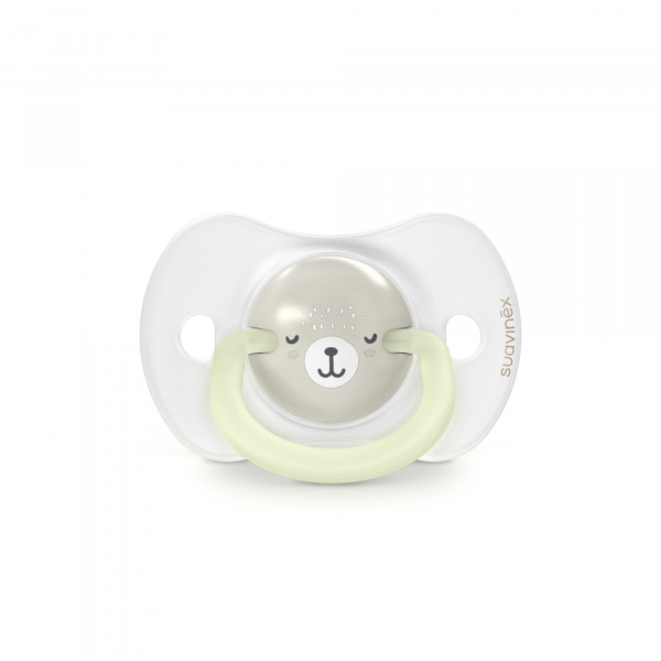 Lot de 2 sucettes symétriques sx pro wild&ampfree 6-18 mois gris Suavinex