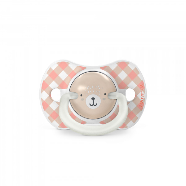 Lot de 2 sucettes symétriques sx pro wild&ampfree 6-18 mois rose Suavinex