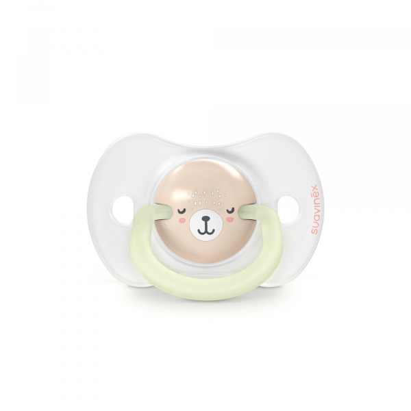 Lot de 2 sucettes symétriques sx pro wild&ampfree 6-18 mois rose Suavinex