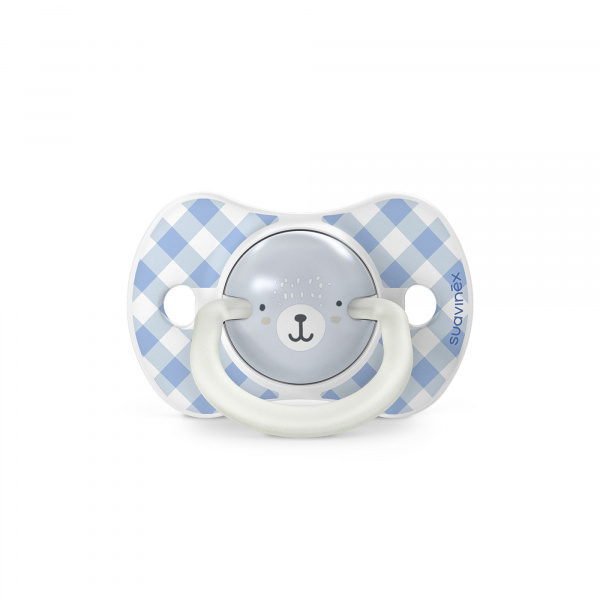 Lot de 2 sucettes symétriques sx pro wild&ampfree 6-18 mois bleu Suavinex